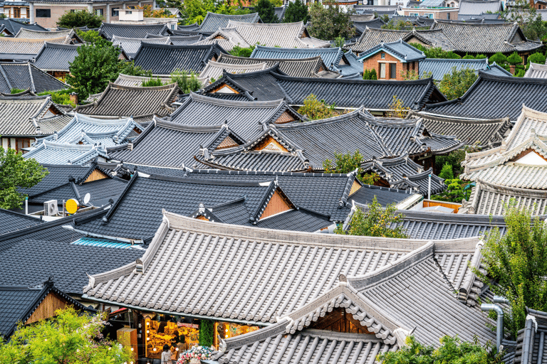Séoul/Busan : village Hanok de Jeonju avec expérience HanbokDepuis Séoul - Visite de groupe, rendez-vous à Myeongdong