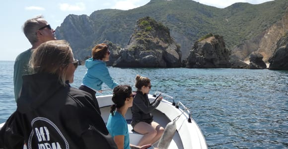 Sesimbra: Arrábida Beaches & Caves Boat Tour with Snorkeling