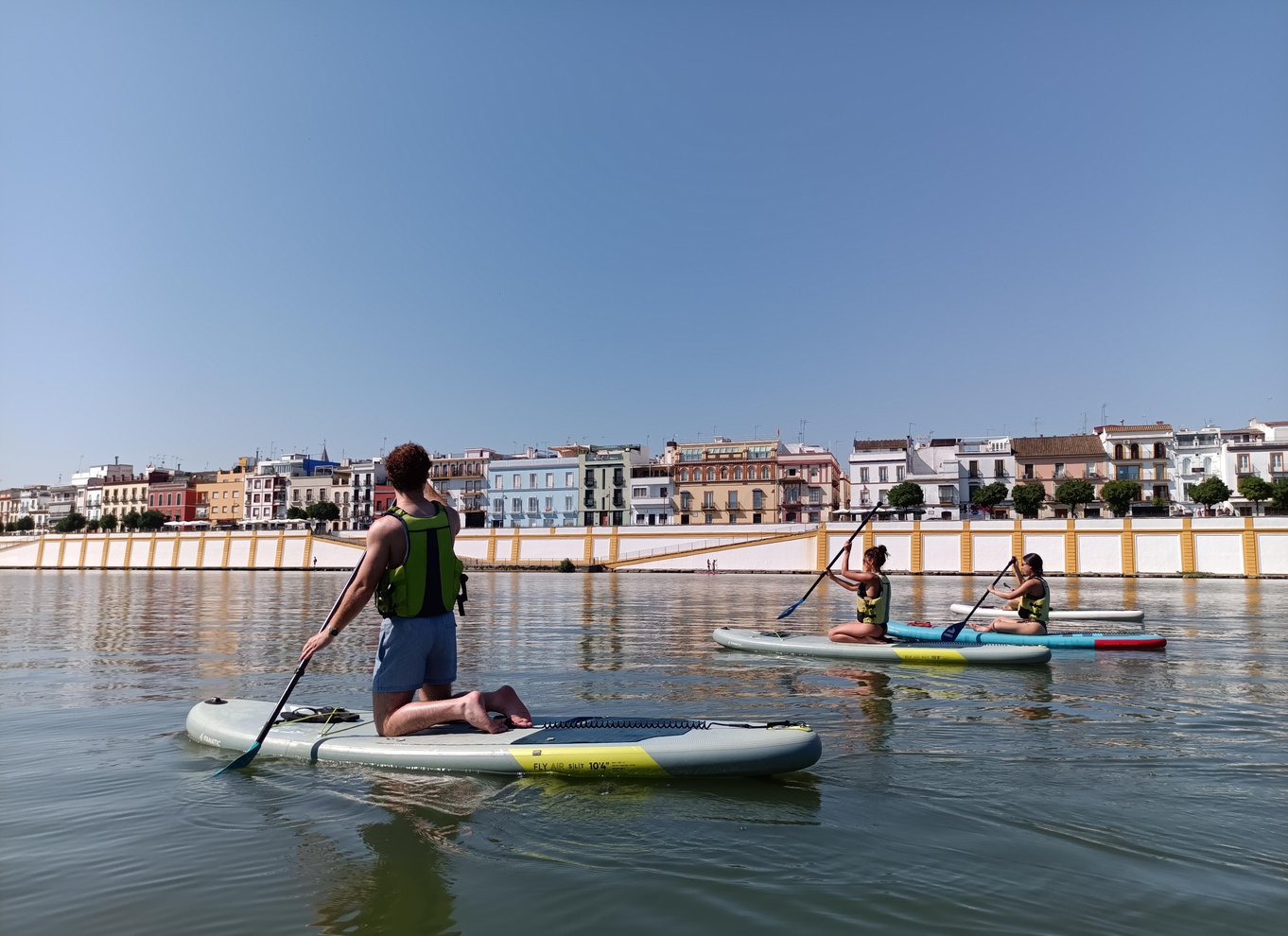Sevilla: 1,5 times standup paddleboarding-tur om dagen