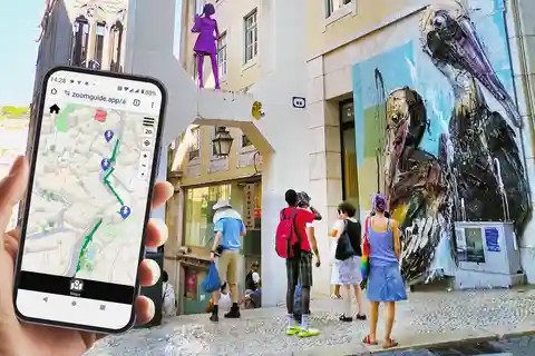 POP UP Lissabon Street Art Byvandring Mobil App