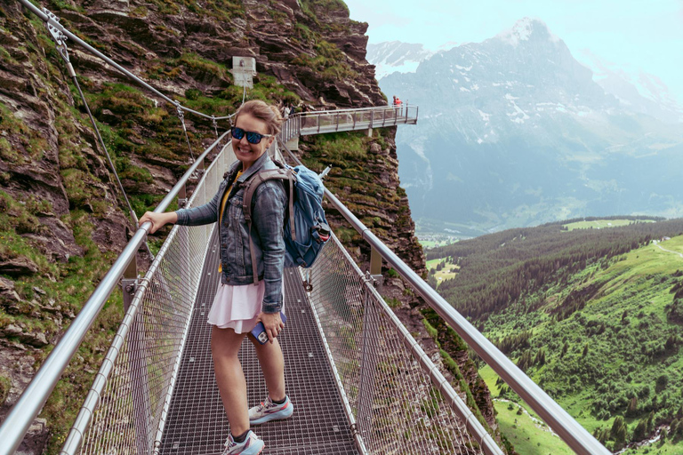 Viagem privada de 1 dia: Interlaken a Grindelwald &amp; Passeio nas falésias