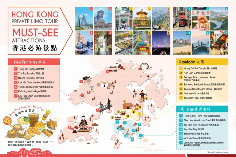 Lantau Tour | Private Permitted Vehicle & Local Driver-Guide 9 Hours Lantau Tour | 7-Seater - Max for 6