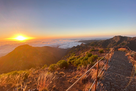 Pick up in Pico do Areeiro back to Achada do Teixeira