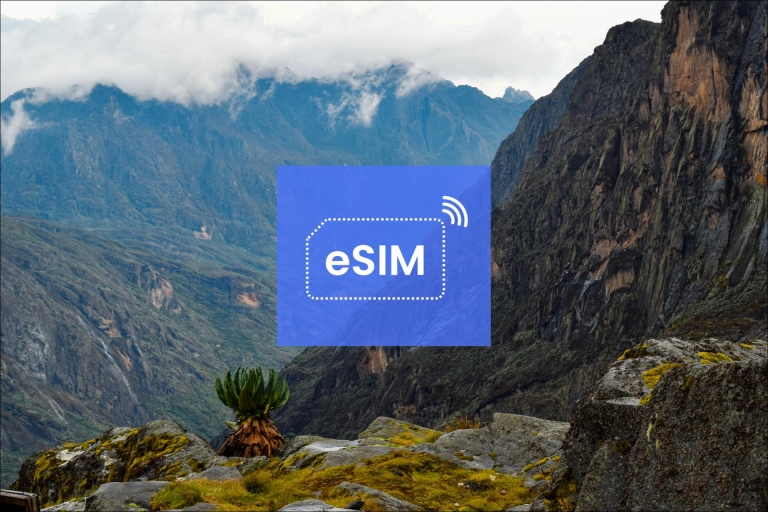 Entebbe: Oeganda eSIM Roaming mobiel data-abonnement50 GB/30 dagen: alleen Oeganda
