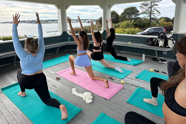 Portland, Maine: Golden Hour Yoga + Coastal Toast