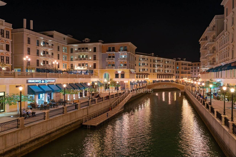 Doha: Tour de la ciudad a la luz de la luna con crucero en dhow árabe