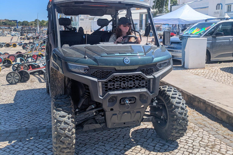 Guided buggy Passenger tour Alvor Ria wetlands