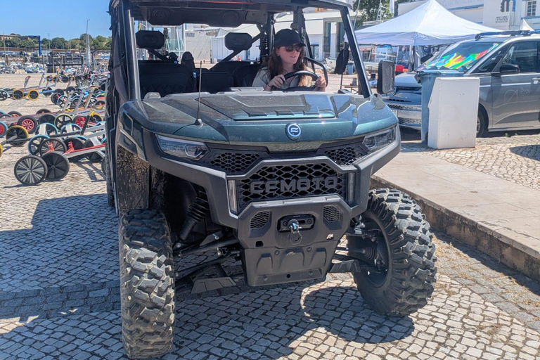 Guided buggy Passenger tour Alvor Ria wetlands