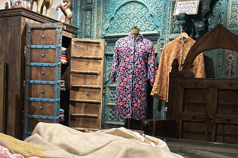 Jaipur: Private Shopping Tour With Block Printing factory