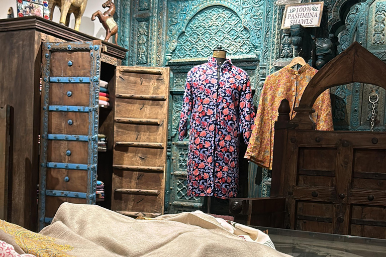 Jaipur: Private Shopping Tour With Block Printing factory