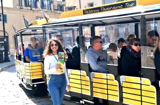 Palermo: Panorama-Buspass und Touristenzug zur Erkundung der Stadt