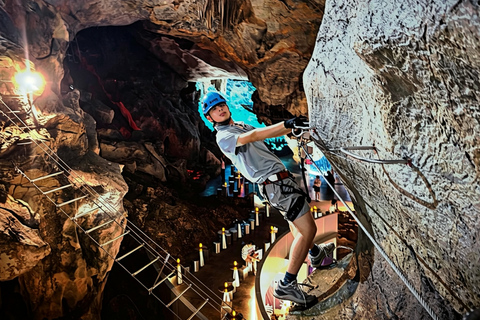 Tonglu：Cave Exploration & Via Ferrata GAP Escape Tonglu GAP Escape: Cave & Via Ferrata with Round-trip Coach