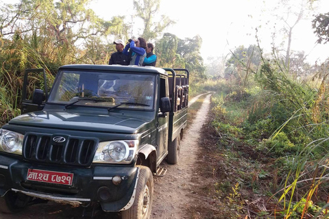 Katmandú: Excursión de 3 días a Chitwan Safari con traslado al hotel