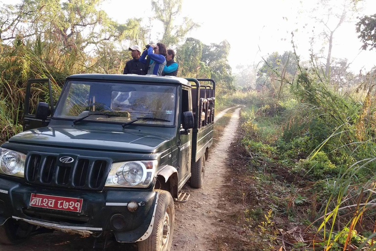 Katmandú: Excursión de 3 días a Chitwan Safari con traslado al hotel