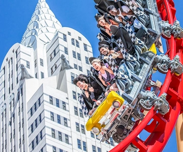 New York-New York Hotel Big Apple Coaster Ride