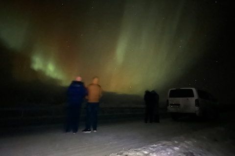 Wycieczka minibusem w świetle zorzy polarnej do Parku Narodowego Abisko