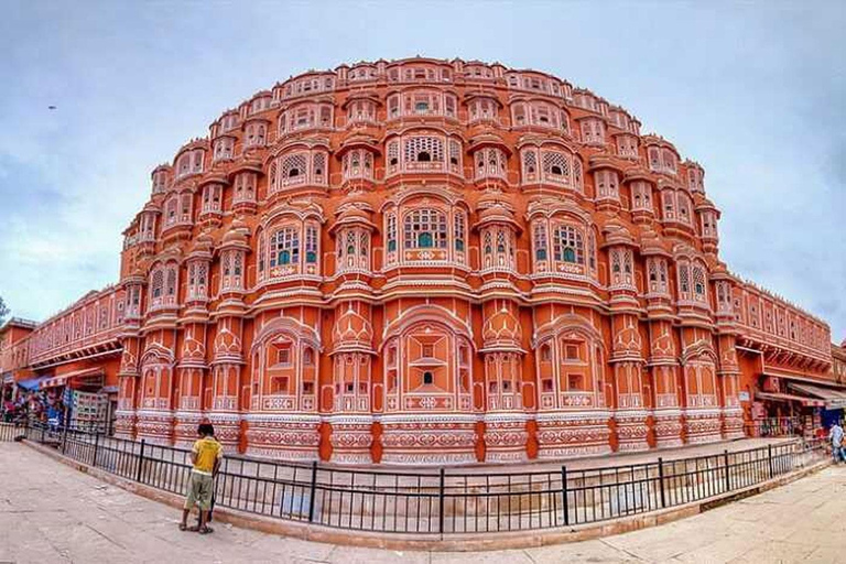 Depuis Jaipur : Visite d'une demi-journée de la ville avec guideVisite guidée uniquement