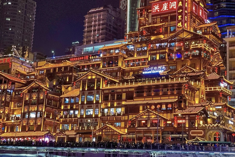 Zhangjiajie to Chongqing by bullet train city highlight tour