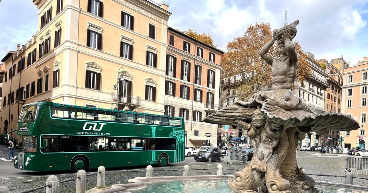 Rome: Hop on the Vintage open bus with street food included | GetYourGuide