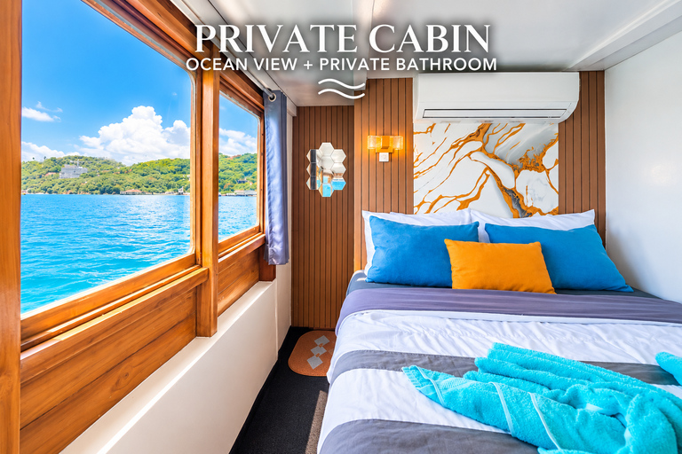 3-Day Komodo National Park Cruise with NK Superior Phinisi Sharing Cabin, Single Bed, Ocean View