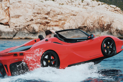 JetCar Excursion - Super Sports SVJ or SF90 Water in Ibiza 30-MINUTE JETCAR TOUR OF IBIZA