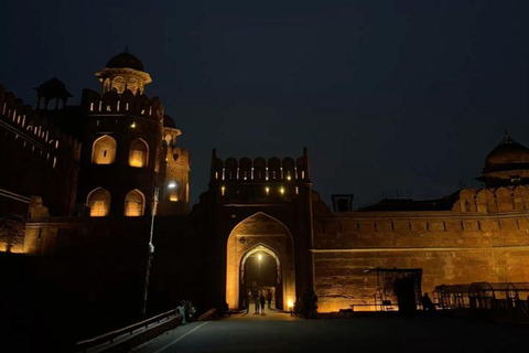 Delhi: Red Fort Light and Sound Show at Night with Transfer