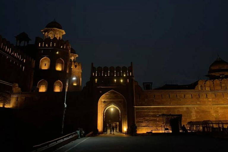 Delhi: Red Fort Light and Sound Show at Night with Transfer