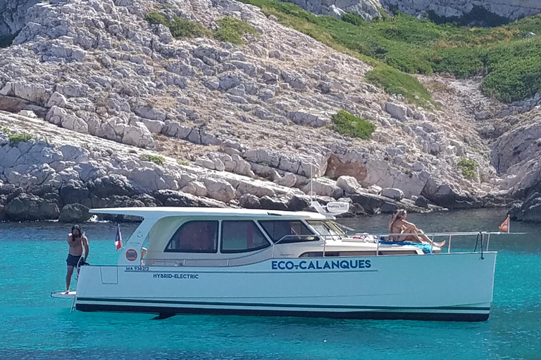 Marseille: Calanques Eco Boat Cruise with Lunch and Wine From Marseille: Calanques National Park Eco Boat Cruise
