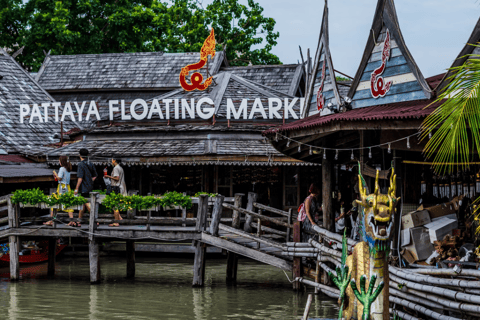 Pattaya Floating Market Ticket Admission Ticket + Thai Costume Dress