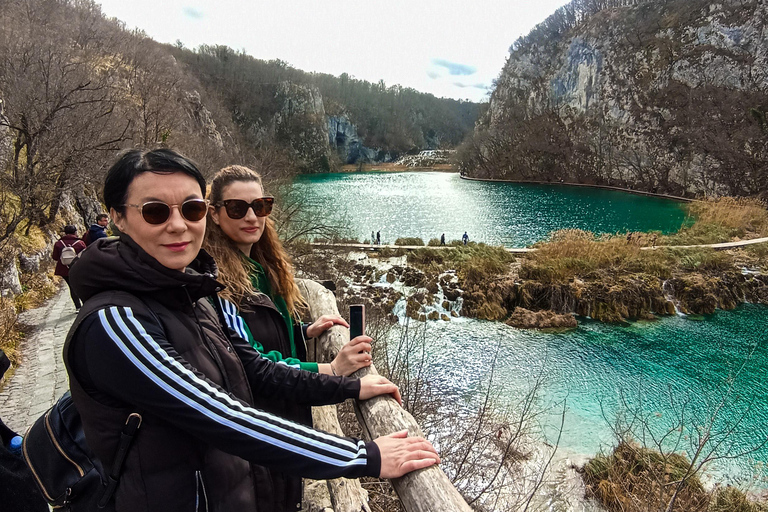 From Zagreb: Plitvice Lakes and Rastoke Private Day Trip English