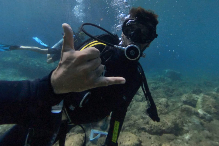 Chania : Essai de plongée sous-marine 2 plongées à terre (recevoir la certification)