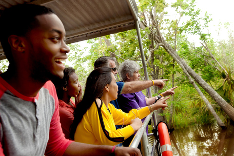 Nova Orleans: Passeio de barco pelo pântano e Bayou com transporte