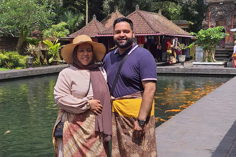 乌布猴林、梯田、秋千、寺庙和瀑布乌布猴林、水稻梯田、秋千、寺庙和瀑布