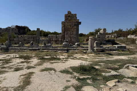 Antalya: Perge & City of Side, Aspendos, Waterfall and Lunch Perge, Side, Aspendos, Waterfall Tour with Entrance