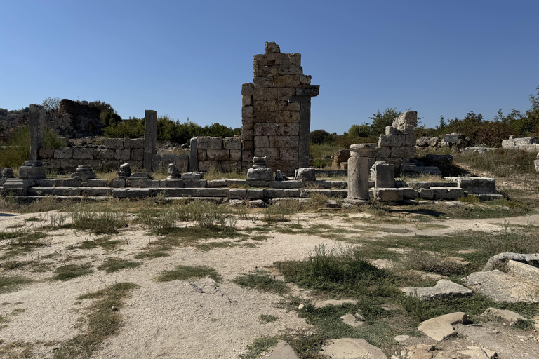 Antalya: Perge & City of Side, Aspendos, Waterfall and Lunch Perge, Side, Aspendos, Waterfall Tour with Entrance