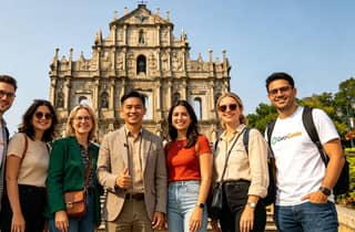 Mit der Fähre von Hongkong nach Macau: Hoteltransfer & Tagestour