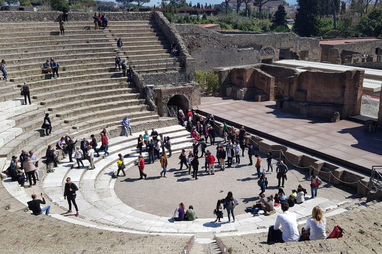 Från Rom: Dagsutflykt till PompeiFrån Rom: Dagsutflykt till Pompeji med live guide på tyska