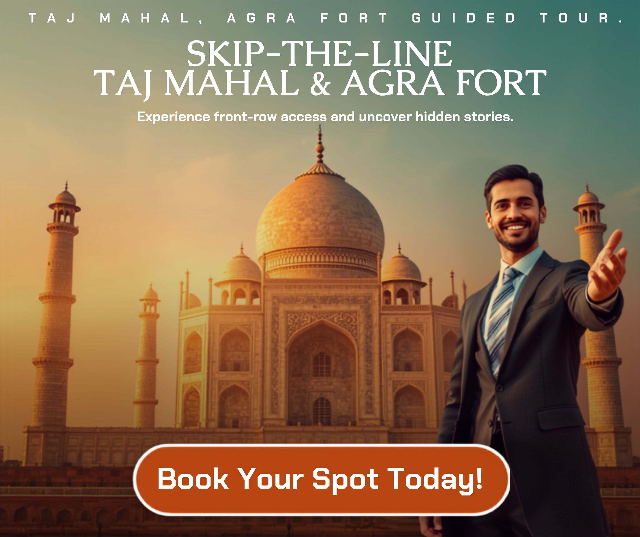 Agra: Führung zum Taj Mahal & Roten Fort ohne Anstehen