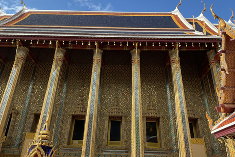 Visite à pied des 3 principaux temples royaux de BangkokGroupe privé