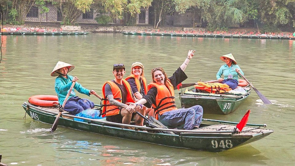 From Hanoi Bai Dinh Pagoda Trang An And Mua Cave Day Tour Getyourguide