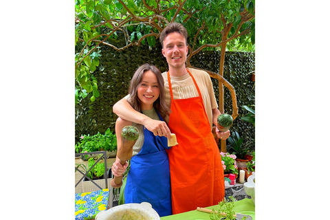 Genoa: Pesto and Walnut Sauce Lesson with World Champion and Ligurian Menu