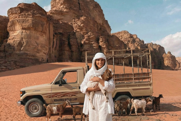 Wadi Rum : FULL DAY JEEP & OVERNIGHT Real beduin experience Overnight in Bubble Camp + Full day jeep tour