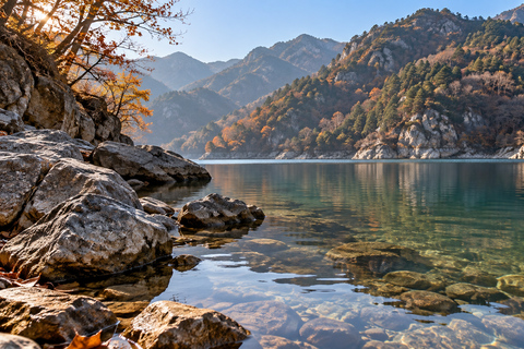 Beijing: Qinglong Gorge Ticket, Boat & BungeeJumping Options Private Car: Ticket + Speedboat