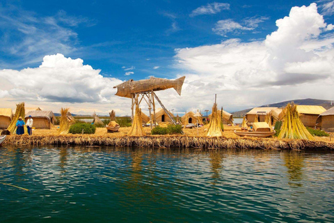 From Puno: Lake Titicaca Floating Islands Guided Boat Tour