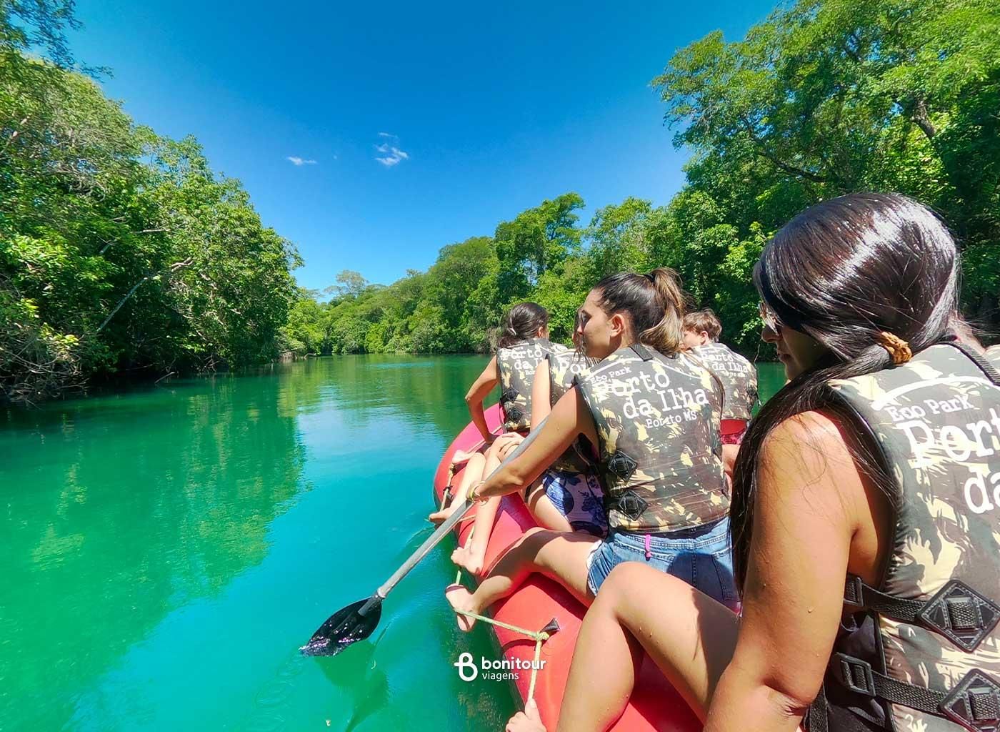 Bonito MS: Bootsfahrt im Eco Park mit Day-Use inklusive