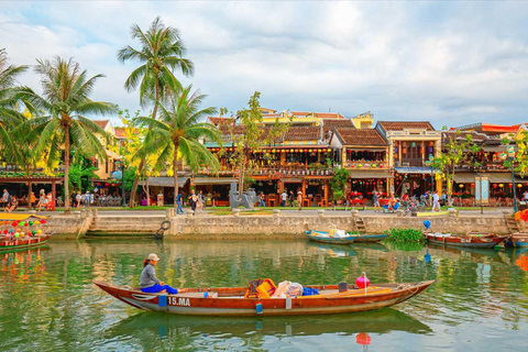 From Da Nang: Basket Boat, Old Town & Hoi An Memories Show Basket Boat, Hoi An and Memories show | Only 4s private car