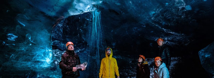 Excursion Premium dans la grotte de glace bleue - soupe chaude et boisson chaude incluses.