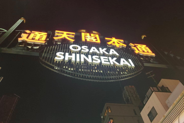 Osaka: Tour guidato a piedi al Castello, Shinsekai e Dotonbori