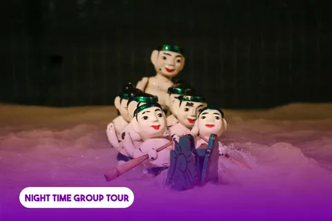 Ho Chi Minh: Authentiek Vietnamees diner & waterpoppenshow