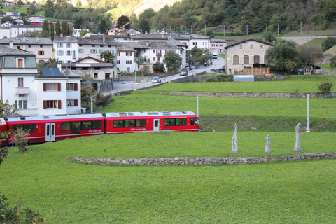 Swiss Alps by Train: Bernina & St. Moritz from Milan Tour with Standard Carriage